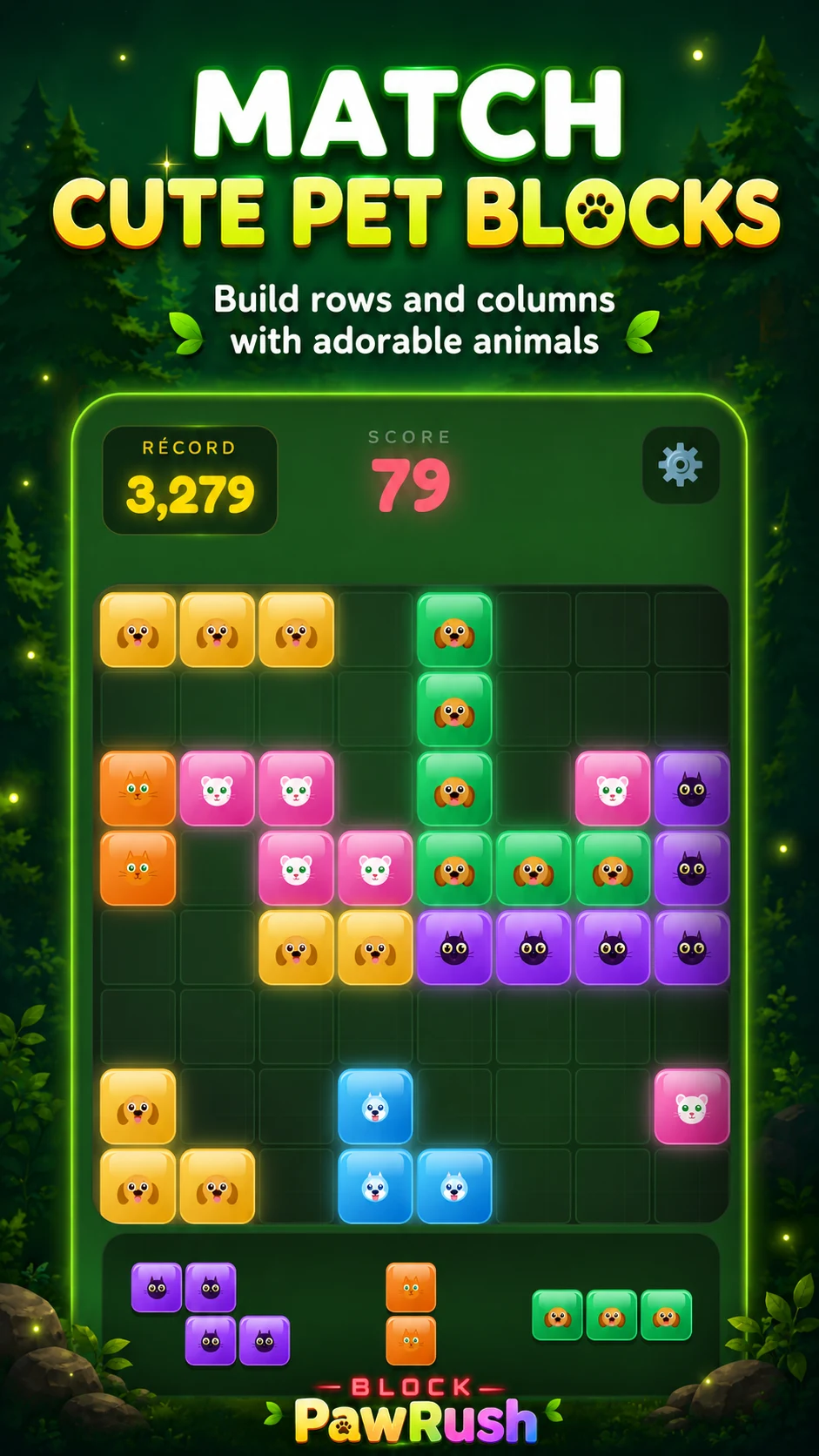 Block Pawrush screenshot