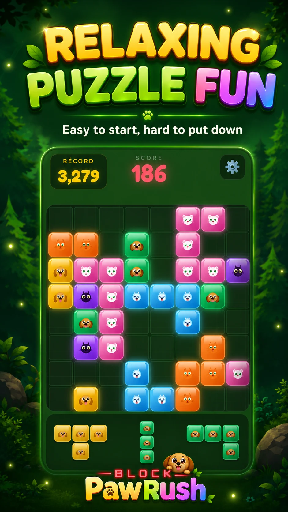 Block Pawrush screenshot