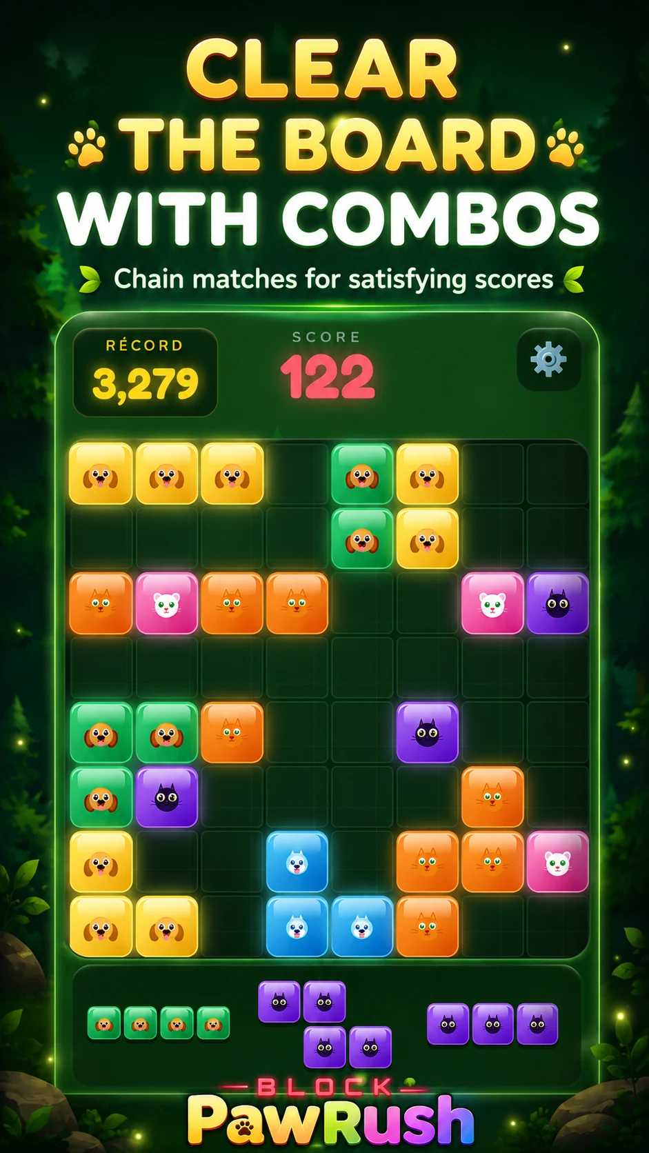 Block Pawrush screenshot