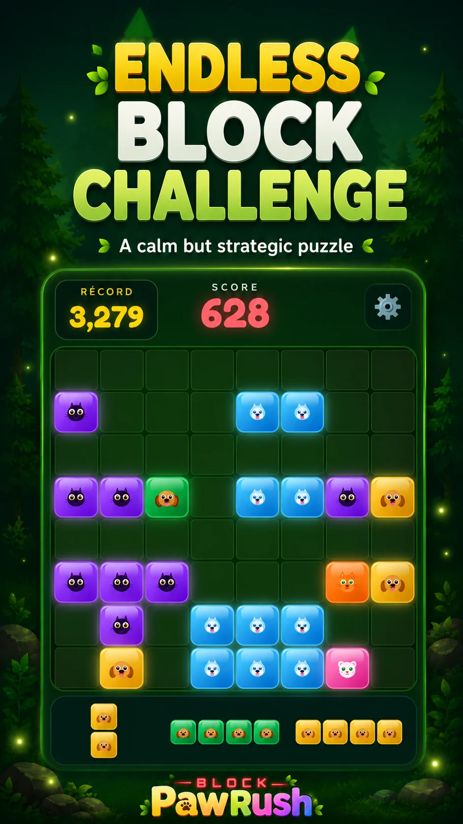 Block Pawrush screenshot